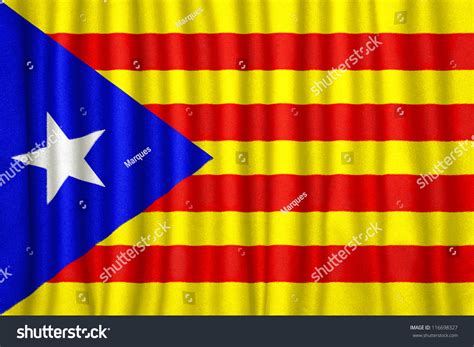 Catalan Independence Flag, Catalonia, Spain Stock Photo 116698327 ...