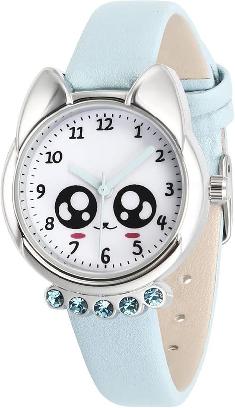 Bigmeda Montre Enfant Cuir Montres Bracelet Filles Enfants Design Sport