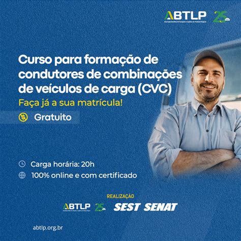 Curso De Forma O De Condutores Para Cvc Abtlp Associa O