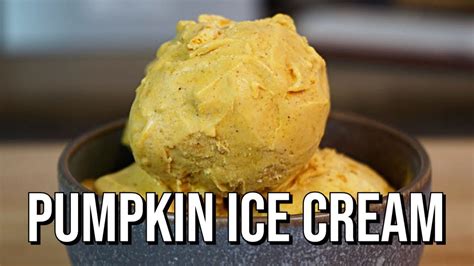 Pumpkin Ice Cream How To Make Recipe No Machines Required Youtube