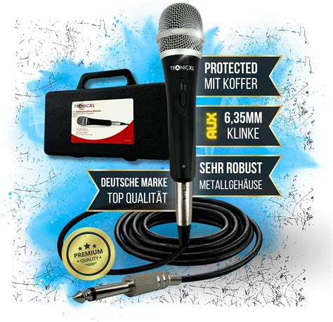 Hama Thomson M152 Dynamisches Mikrofon: Amazon.de: Musikinstrumente ...