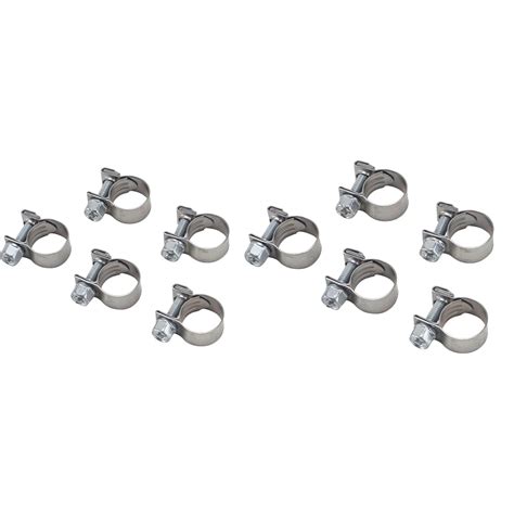 Earls Vapor Guard Screw Type 516 And 38 Hose Clamp 10pack