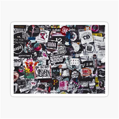 "Vintage Stickers Retro Collage, Street Art" Sticker for Sale by LaBellaStoria | Redbubble