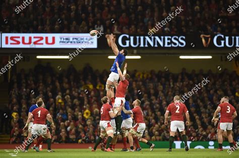 Charles Ollivon France Wins Line Out Editorial Stock Photo Stock