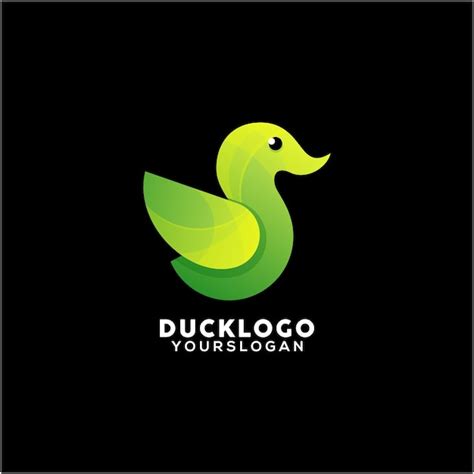 Premium Vector Creative Duck Colorful Logo Design Vector