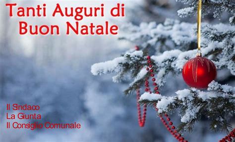 Auguri Di Buon Natale Dal Sindaco Comune Di Casina