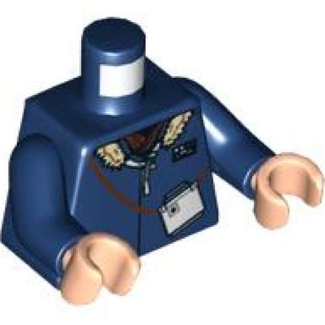 LEGO Part 973pb0305c02 Torso Star Wars Jacket With Collar And Monocular