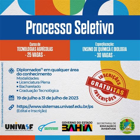 Polo Uab De Juazeiro Abre Inscri Es Para Cursos De P S Gradua O Ead