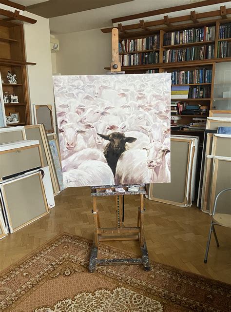 Enhance Your Home With The Black Sheep Oil Paintings By Igor Shulman