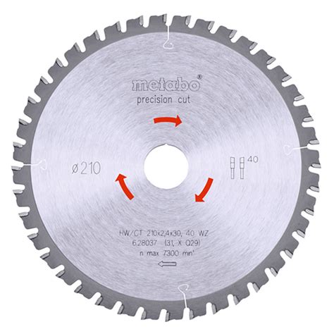 Диск пильный по дереву Metabo 210x30x1,8мм (628037000) - купить с ...