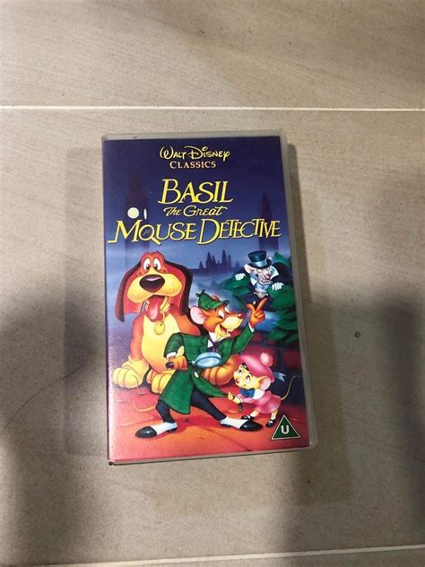 Vhs Disney Classic Basil The Great Mouse Detective Hobbies Toys