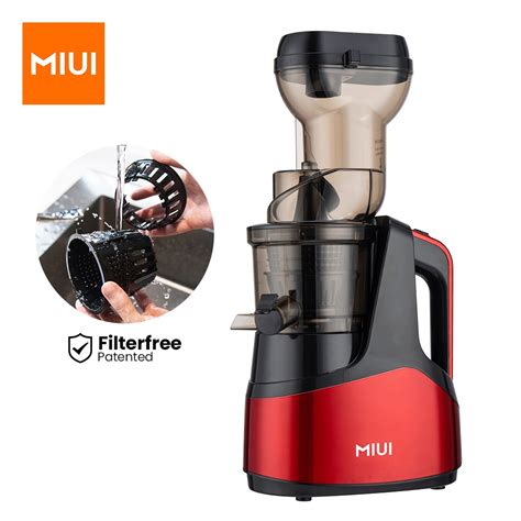 MIUI Slow Juicer Cold Press 7 Level Slow Masticating Juice Extractor