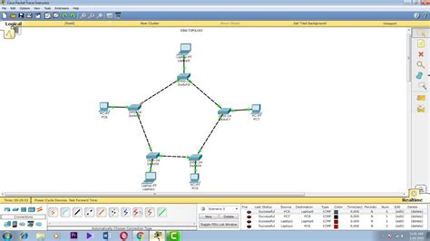 Ring Topology In Cisco Packet Tracer 16 Images - Cisco Packet Tracer ...