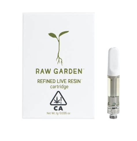 1g THC Live Resin Vape Cartridge Space Fox By Raw Garden Hybrid 85