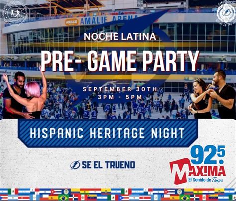 Tampa Bay Lightning Celebra La Noche De La Herencia Hispana