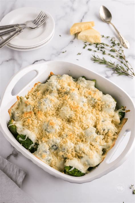 Easy Cheesy Broccoli Au Gratin Recipe The Fresh Cooky