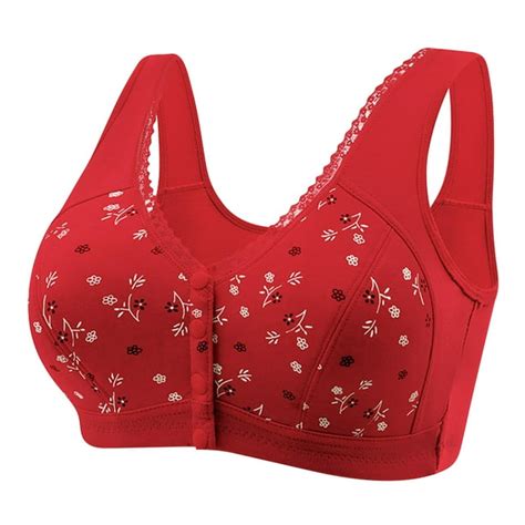 Mallwal Wireless Bras For Women Full Coverage Bra Feature V Neck Full Figure Bra Style W 1876