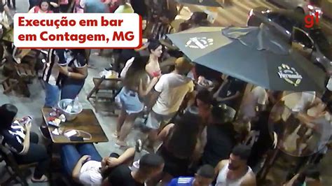 Vídeo Execução Em Bar Em Contagem Mg Minas Gerais G1