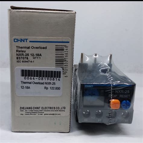 Thermal Overload Relay Chint Nxr A Lazada Indonesia