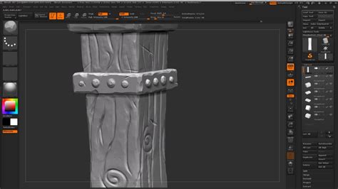 Stylised Zbrush Sculpt 03 Wood Sculpting Youtube