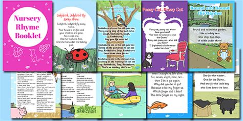 Nursery Rhymes Printables (teacher made)