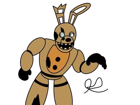 Yellow Rabbit Fnaf Movie Art R Fivenightsatfreddys