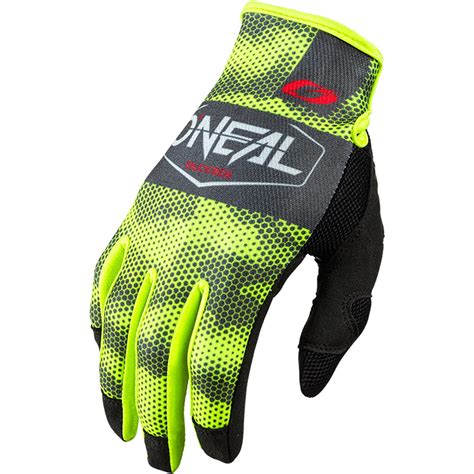 O Neal Guanti Mayhem Covert Grigio Giallo Fluo Maciag Offroad