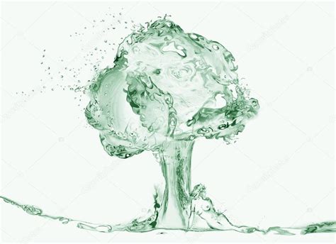 Naked Woman Under Water Tree Stock Photo By Georgeskyrillos