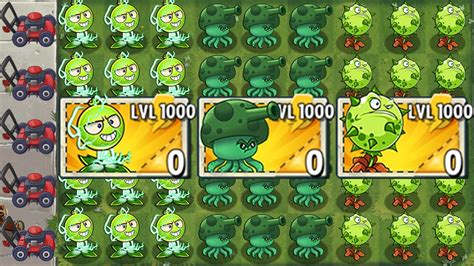 All Plants Level 1000 Power Up In Plants Vs Zombies 2 Youtube