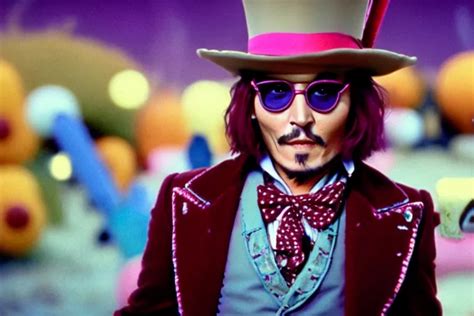 Cinematic Still Of Johnny Depp Playing A Whimsical Stable Diffusion