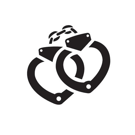 A Heart Shape Handcuff Vector Illustration Premium Ai Generated Vector