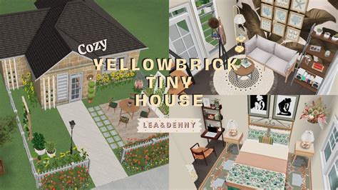 Cozy Yellow Brick Tiny House The Sims Freeplay Let S Build House