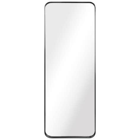 Empire Art Direct Ultra Brushed Black Stainless Steel Rectangle Framed Wall Mirror The Home