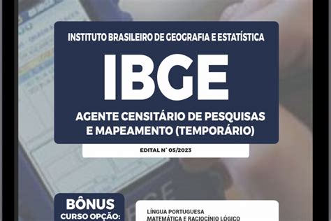 Baixar Apostila IBGE PDF Agente Censitário de Pesquisas e Mapeamento 2023