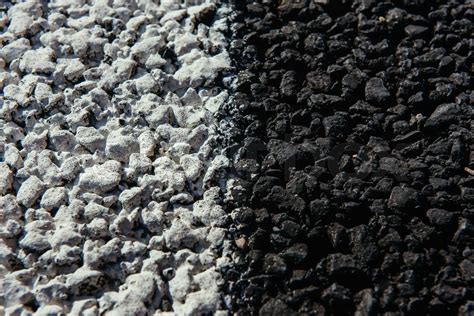 New Asphalt Texture With White Dashed Line Stock Image Colourbox