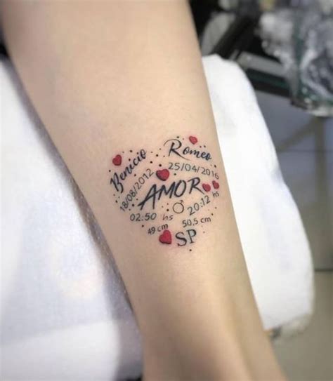 Ideias De Tatuagens Para Homenagear Os Filhos P Gina De