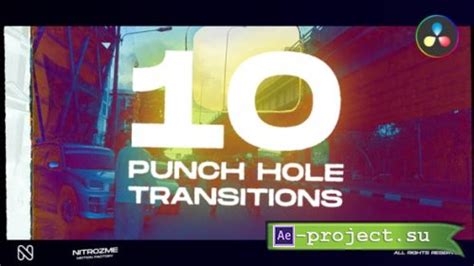 Videohive Punch Hole Transitions Vol For Davinci Resolve