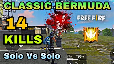 FREE FIRE CLASSIC BERMUDA 14 KILLS PRO GAMING FF LOVERS UDB