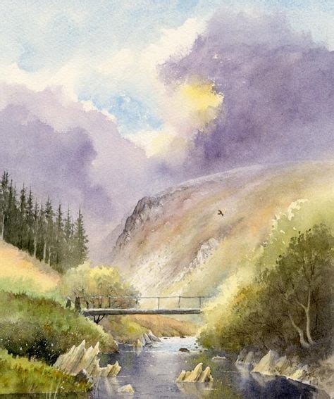 9 David Bellamy Watercolours Ideas Watercolor Landscape Landscape