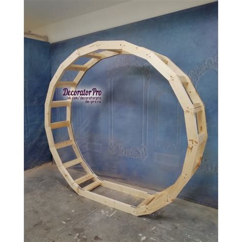 Арка / каркас из бруса круглый (многогранный)