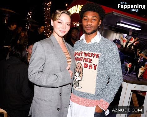 Madelyn Cline Sexy Flaunts Her Hot Cleavage At The Stella McCartney X Adidas Party In Los