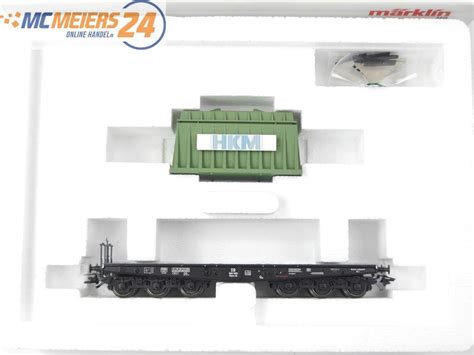 Märklin H0 48668 Güterwagen Schwerlastwagen mit HKM Thermohaube DB