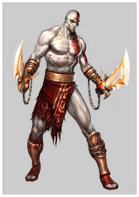 Gods Of War Ii Kratos Desenho Gods Of War E Anime