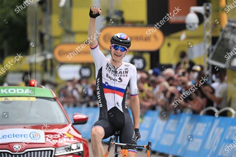 Slovenian Rider Matej Mohoric Bahrain Victorious Editorial Stock Photo