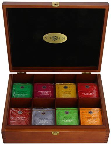 Stash Tea 8 Flavor Variety Pack T Set 80 Count Tea Bags In Foil With