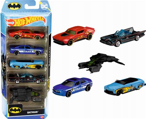 HOT WHEELS PACK BATMAN HLY ZESTAW POJAZDÓW BATMOBILE DC COMICS