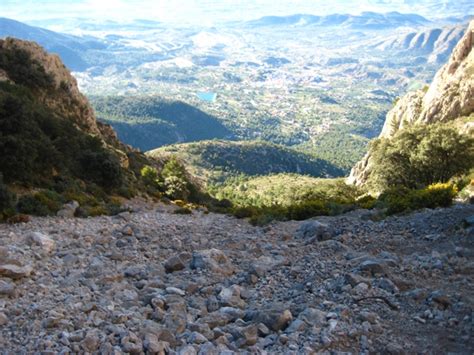 TROTASENDES BENICALAP FINESTRAT SUBIDA AL PUIG CAMPANA 1410 MTS Y AL