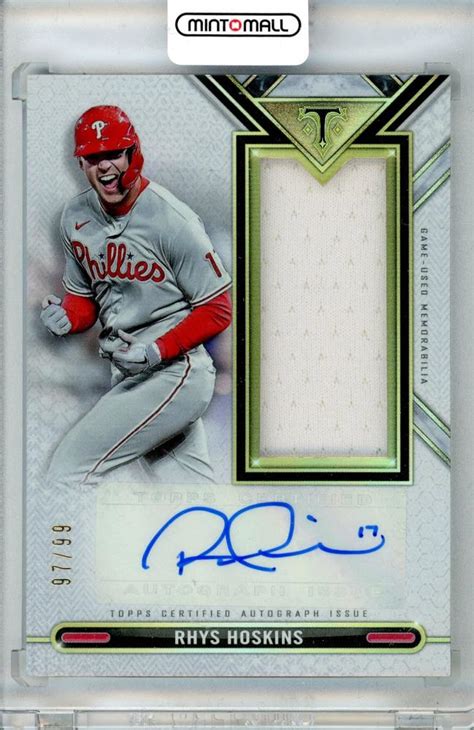 ミントモール MINT 札幌店 2021 TOPPS Triple Threads Rhys Hoskins Single Jumbo