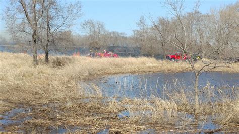 Update Fire Crews Battled Grass Fire I Closed At County Road