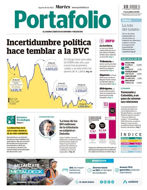 Esta Es La Portada De La Edici N Impresa De Portafolio Para Este De